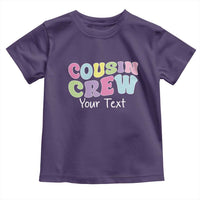 Personalized Matching Cousin Crew Toddler T Shirt Custom Name Retro Family Reunion Cousins Vacation - Wonder Print Shop