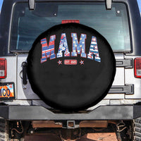 American Mama Est 2025 Spare Tire Cover 4th of July Pregnancy Reveal - Wonder Print Shop