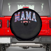 American Mama Est 2025 Spare Tire Cover 4th of July Pregnancy Reveal - Wonder Print Shop