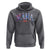 American Mama Est 2025 Hoodie 4th of July Pregnancy Reveal - Wonder Print Shop