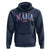 American Mama Est 2025 Hoodie 4th of July Pregnancy Reveal - Wonder Print Shop