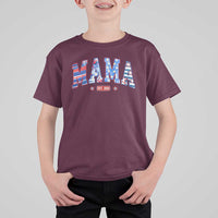 American Mama Est 2025 T Shirt For Kid 4th of July Pregnancy Reveal - Wonder Print Shop
