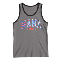 American Mama Est 2025 Tank Top 4th of July Pregnancy Reveal - Wonder Print Shop