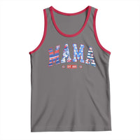American Mama Est 2025 Tank Top 4th of July Pregnancy Reveal - Wonder Print Shop
