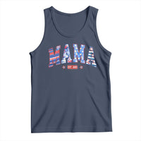 American Mama Est 2025 Tank Top 4th of July Pregnancy Reveal - Wonder Print Shop