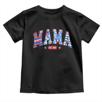 American Mama Est 2025 Toddler T Shirt 4th of July Pregnancy Reveal - Wonder Print Shop