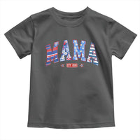 American Mama Est 2025 Toddler T Shirt 4th of July Pregnancy Reveal - Wonder Print Shop