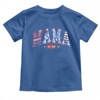 American Mama Est 2025 Toddler T Shirt 4th of July Pregnancy Reveal - Wonder Print Shop