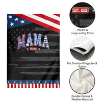 American Mama Est 2025 Garden Flag 4th of July Pregnancy Reveal