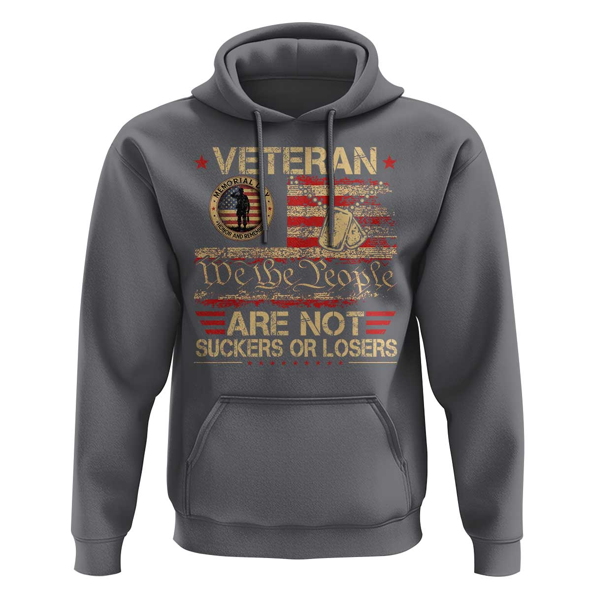Veterans Are Not Suckers Or Losers Hoodie Vintage Old 1776 Vintage Flag We The People Veteran Patriotic