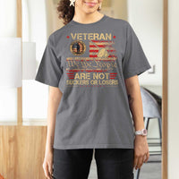 Veterans Are Not Suckers Or Losers T Shirt For Women Vintage Old 1776 Vintage Flag We The People Veteran Patriotic
