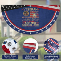 Veterans Are Not Suckers Or Losers Patriotic Fan Flag Vintage Old 1776 Vintage Flag We The People Veteran