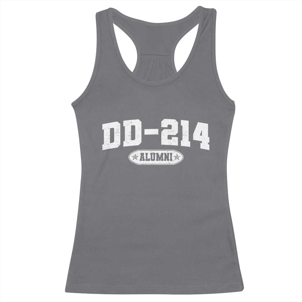 DD-214 Alumni Racerback Tank Top US Army Pride Military Veteran Retired - Wonder Print Shop