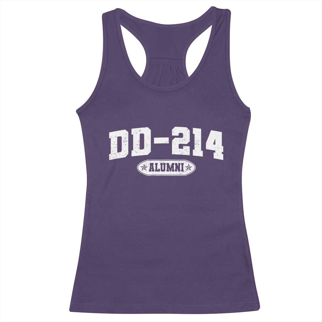DD-214 Alumni Racerback Tank Top US Army Pride Military Veteran Retired - Wonder Print Shop