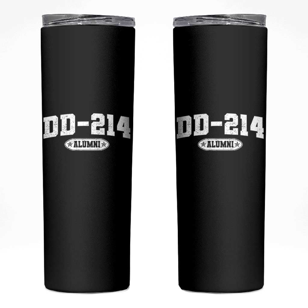 DD-214 Alumni Skinny Tumbler US Army Pride Military Veteran Retired - Wonder Print Shop