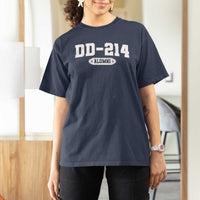 DD-214 Alumni T Shirt For Women US Army Pride Military Veteran Retired - Wonder Print Shop