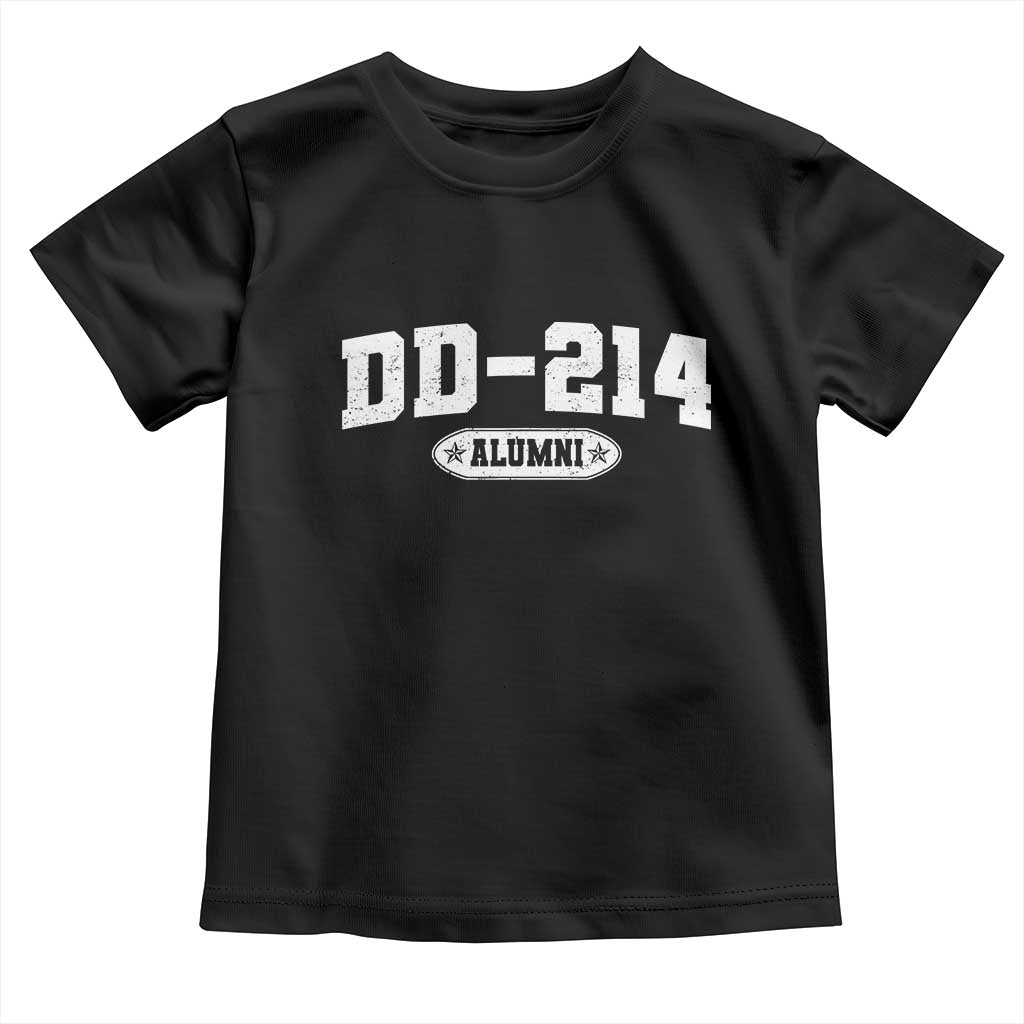 DD-214 Alumni Toddler T Shirt US Army Pride Military Veteran Retired - Wonder Print Shop