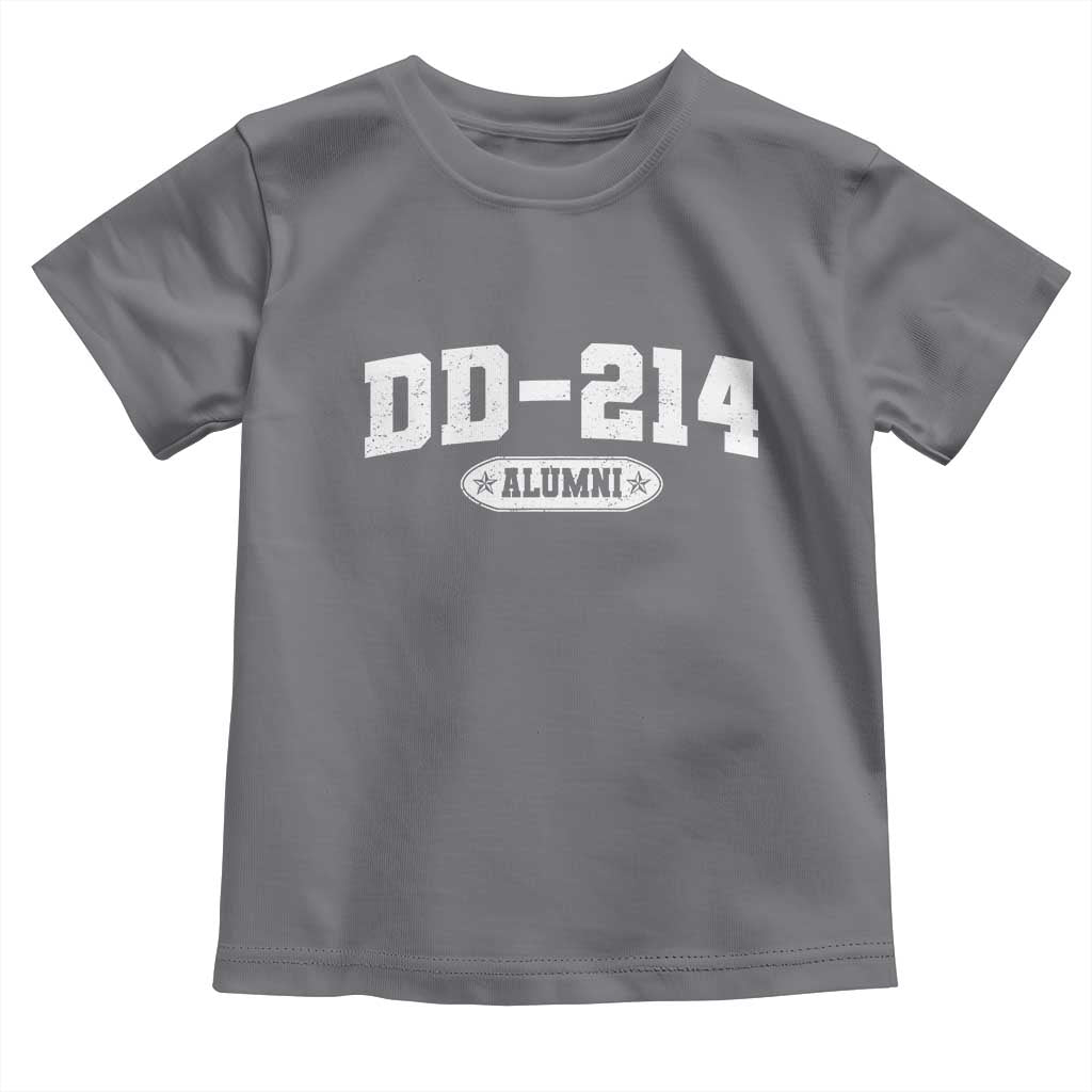 DD-214 Alumni Toddler T Shirt US Army Pride Military Veteran Retired - Wonder Print Shop