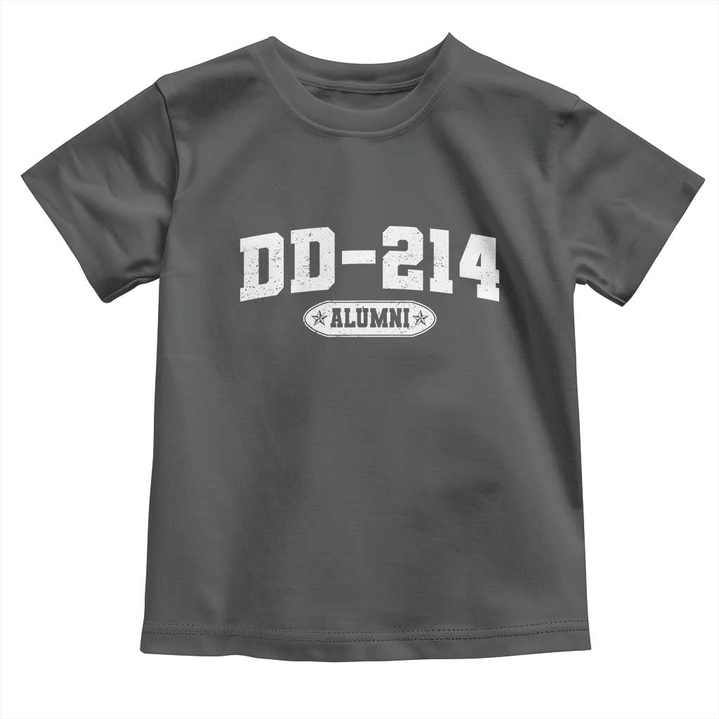 DD-214 Alumni Toddler T Shirt US Army Pride Military Veteran Retired - Wonder Print Shop