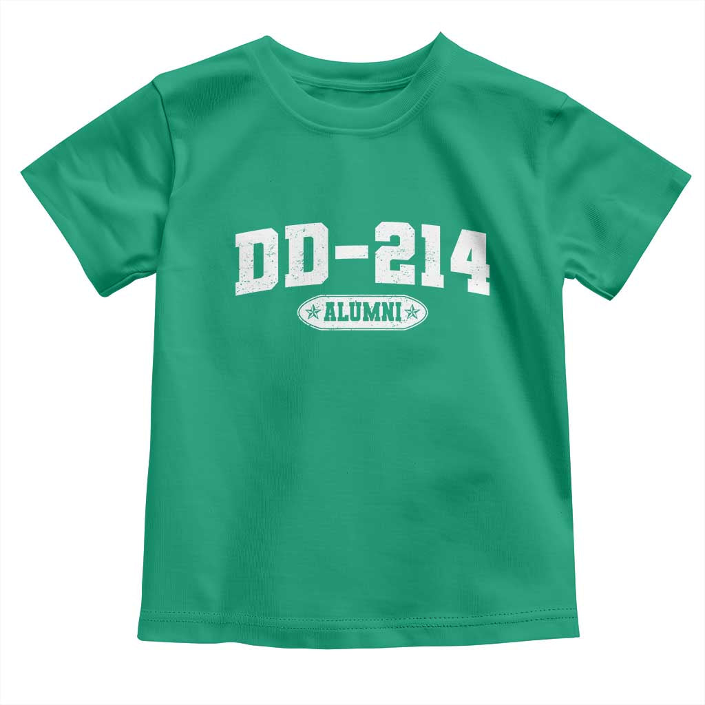 DD-214 Alumni Toddler T Shirt US Army Pride Military Veteran Retired - Wonder Print Shop