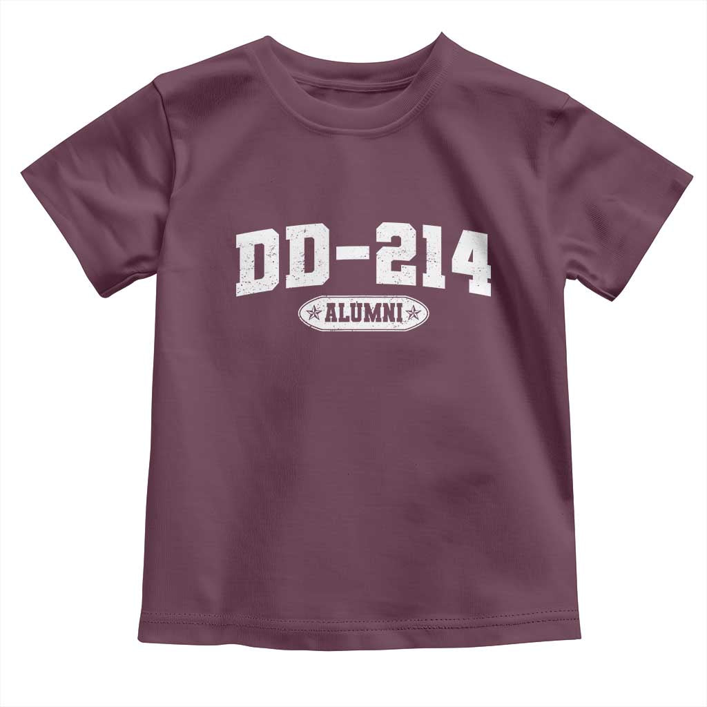 DD-214 Alumni Toddler T Shirt US Army Pride Military Veteran Retired - Wonder Print Shop