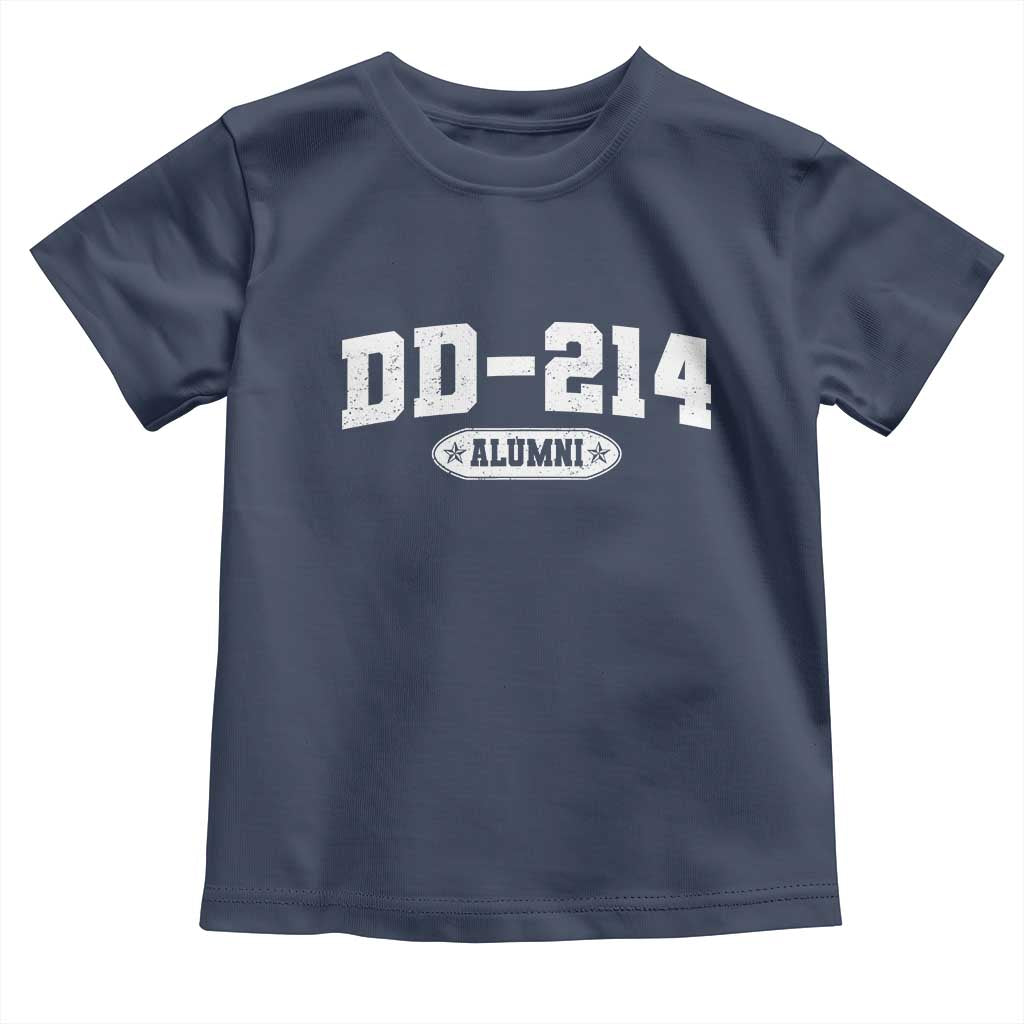 DD-214 Alumni Toddler T Shirt US Army Pride Military Veteran Retired - Wonder Print Shop