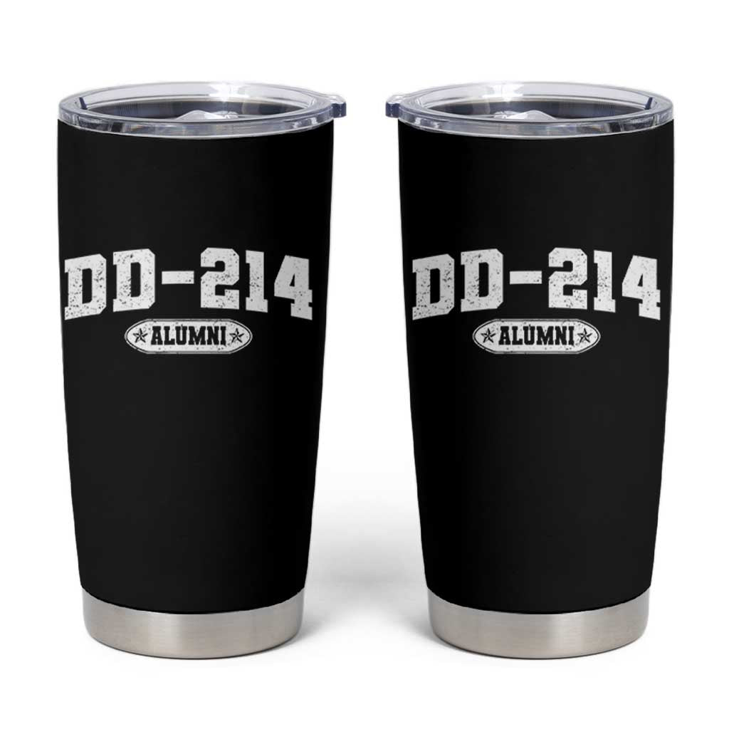 DD-214 Alumni Tumbler Cup US Army Pride Military Veteran Retired - Wonder Print Shop