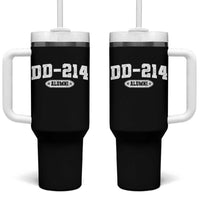 DD-214 Alumni Tumbler With Handle US Army Pride Military Veteran Retired - Wonder Print Shop