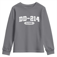DD-214 Alumni Youth Sweatshirt US Army Pride Military Veteran Retired - Wonder Print Shop