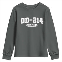 DD-214 Alumni Youth Sweatshirt US Army Pride Military Veteran Retired - Wonder Print Shop