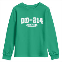 DD-214 Alumni Youth Sweatshirt US Army Pride Military Veteran Retired - Wonder Print Shop