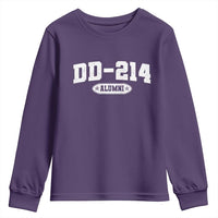 DD-214 Alumni Youth Sweatshirt US Army Pride Military Veteran Retired - Wonder Print Shop