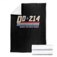 DD-214 Throw Blanket Armed Forces Military Alumni Vintage Veteran - Wonder Print Shop