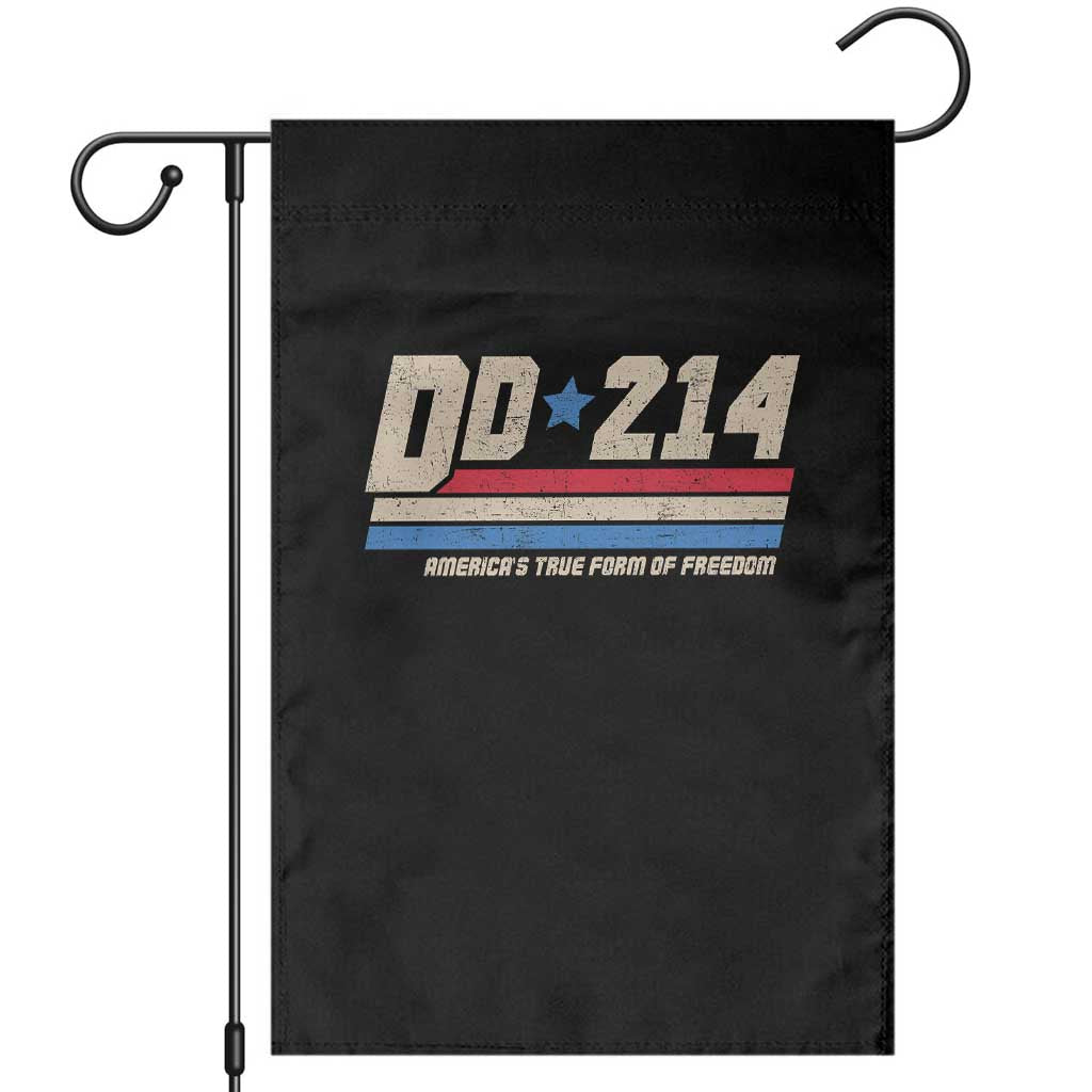 DD-214 Garden Flag Armed Forces Military Alumni Vintage Veteran - Wonder Print Shop