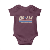 DD-214 Baby Onesie Armed Forces Military Alumni Vintage Veteran - Wonder Print Shop