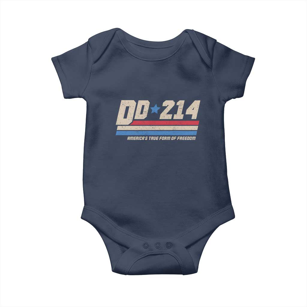 DD-214 Baby Onesie Armed Forces Military Alumni Vintage Veteran - Wonder Print Shop