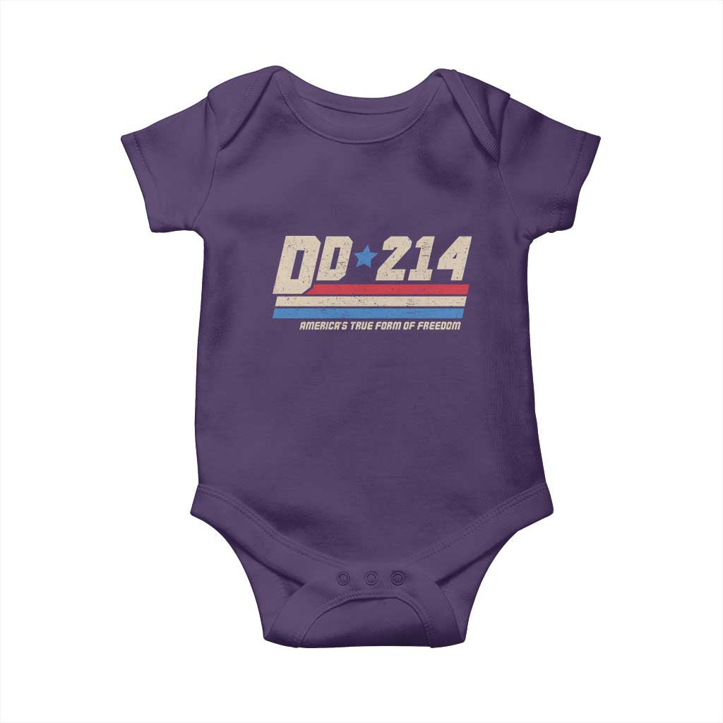 DD-214 Baby Onesie Armed Forces Military Alumni Vintage Veteran - Wonder Print Shop