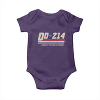 DD-214 Baby Onesie Armed Forces Military Alumni Vintage Veteran - Wonder Print Shop