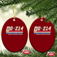 DD-214 Ceramic Ornament Armed Forces Military Alumni Vintage Veteran - Wonder Print Shop