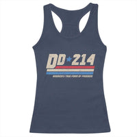 DD-214 Racerback Tank Top Armed Forces Military Alumni Vintage Veteran - Wonder Print Shop