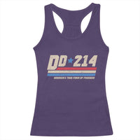 DD-214 Racerback Tank Top Armed Forces Military Alumni Vintage Veteran - Wonder Print Shop