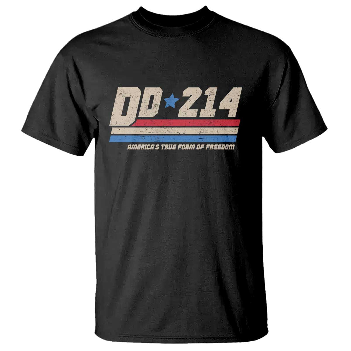 DD-214 T Shirt Armed Forces Military Alumni Vintage Veteran - Wonder Print Shop