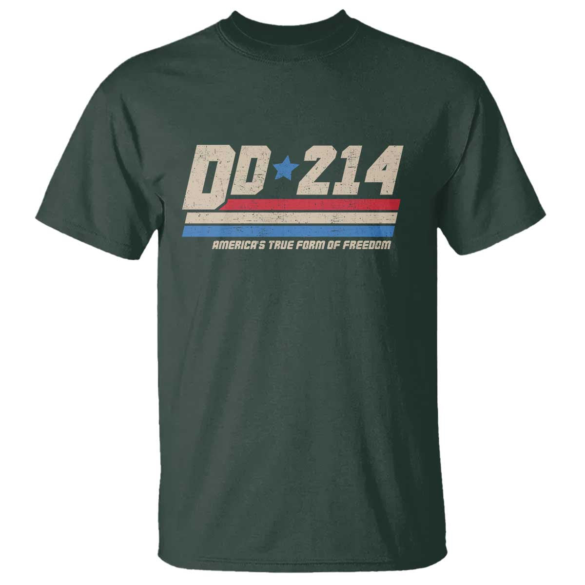 DD-214 T Shirt Armed Forces Military Alumni Vintage Veteran - Wonder Print Shop