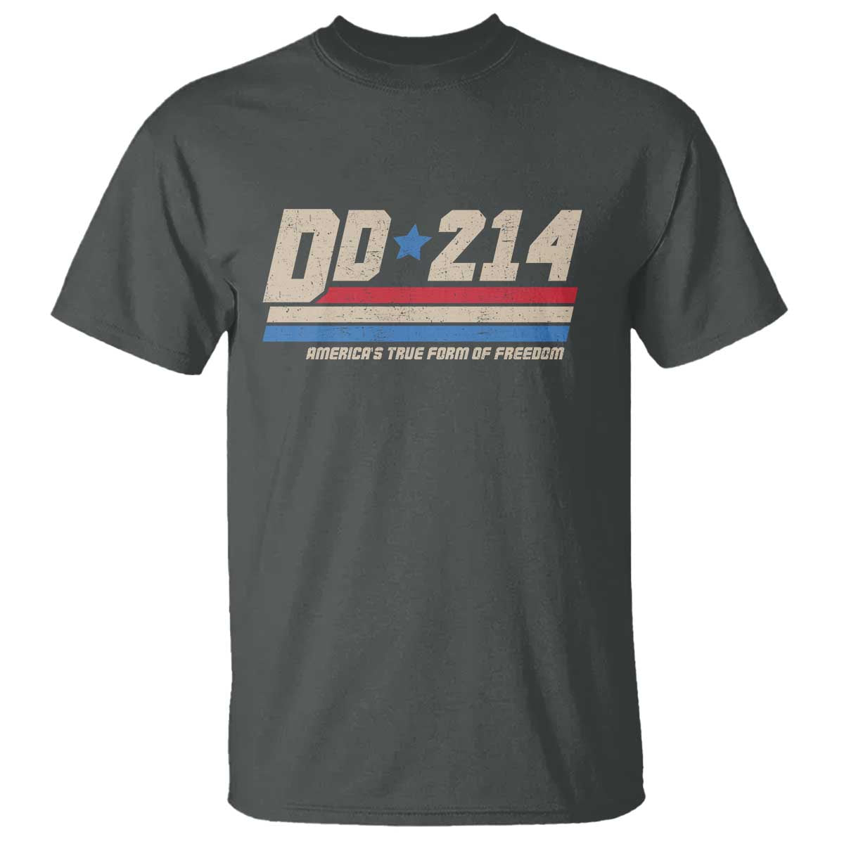 DD-214 T Shirt Armed Forces Military Alumni Vintage Veteran - Wonder Print Shop