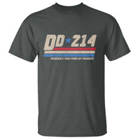 DD-214 T Shirt Armed Forces Military Alumni Vintage Veteran - Wonder Print Shop