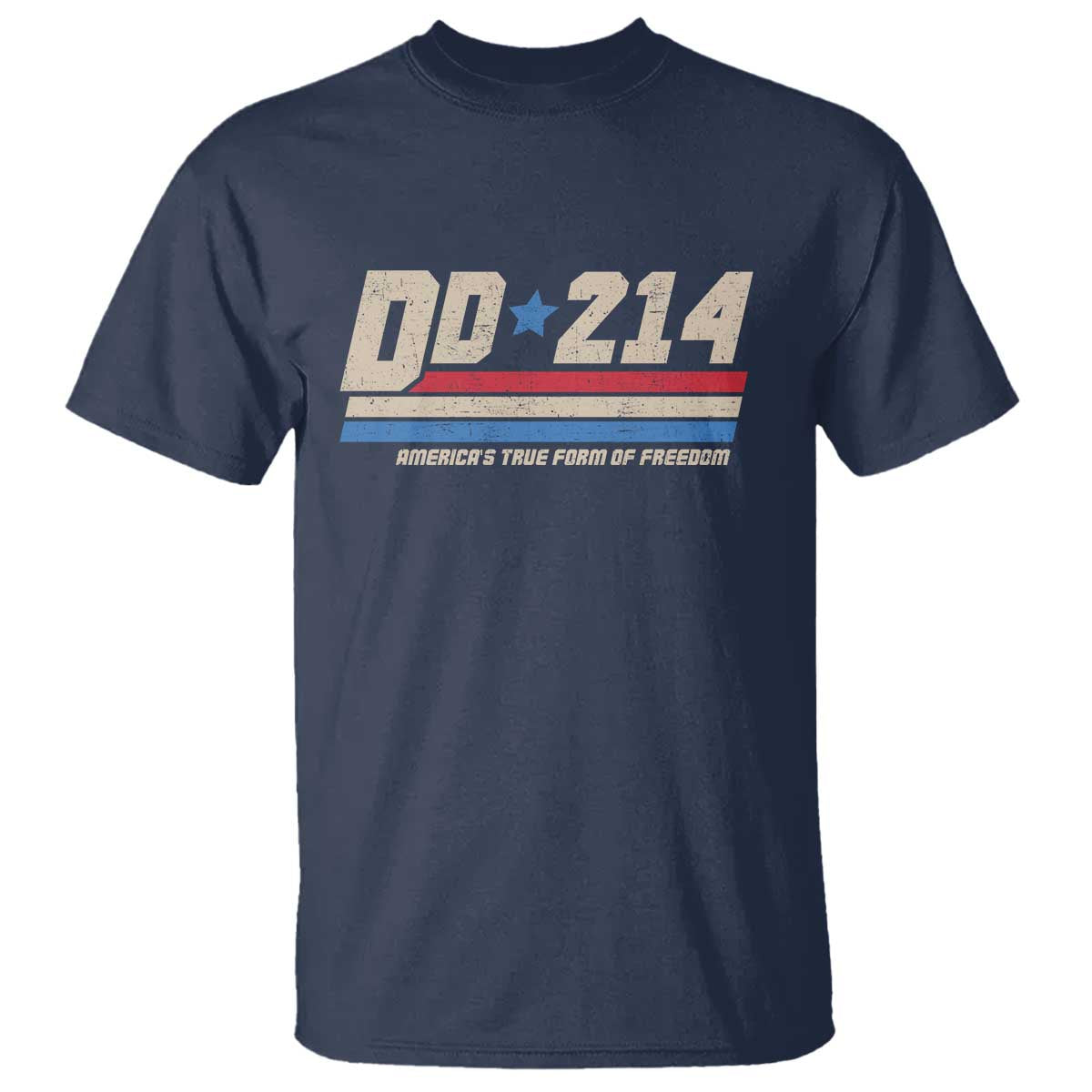 DD-214 T Shirt Armed Forces Military Alumni Vintage Veteran - Wonder Print Shop