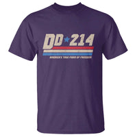 DD-214 T Shirt Armed Forces Military Alumni Vintage Veteran - Wonder Print Shop