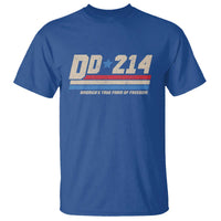 DD-214 T Shirt Armed Forces Military Alumni Vintage Veteran - Wonder Print Shop