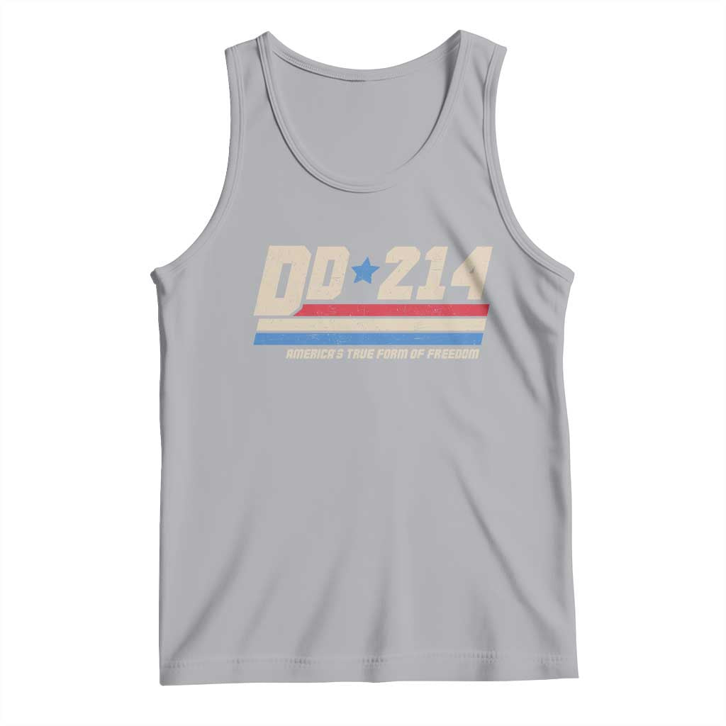 DD-214 Tank Top Armed Forces Military Alumni Vintage Veteran - Wonder Print Shop