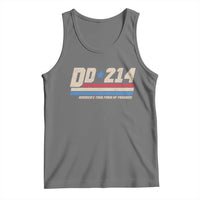 DD-214 Tank Top Armed Forces Military Alumni Vintage Veteran - Wonder Print Shop